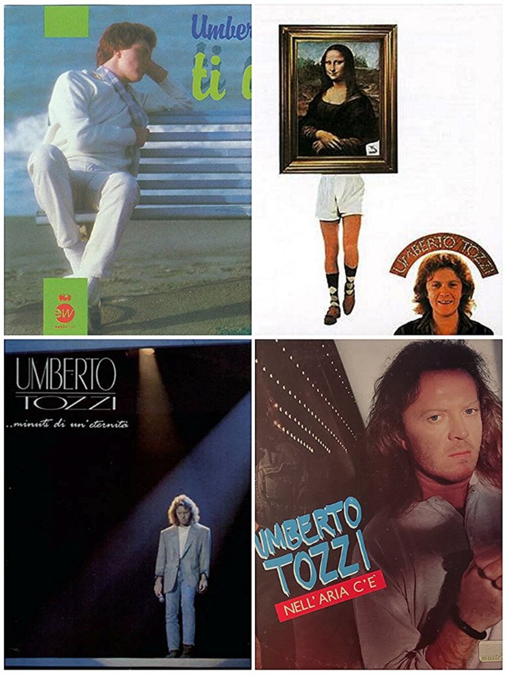 Lot Of 4 Umberto Tozzi Vinyl Records